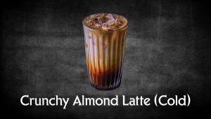 Crunchy Almond Latte – Hot/ Cold
