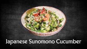 Japanese Sunomono Cucumber